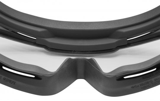 Thick Rubber Seal on the Uvex Protecting Planet i-Guard Sealed Safety Glasses