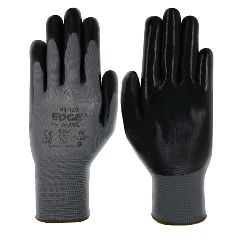 Ansell Edge 48128 NitrileCoated Gloves Workwear.co.uk