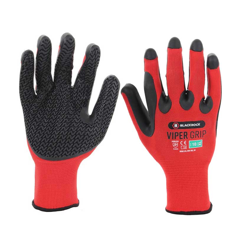 Blackrock 54317 Latex Coated Viper Grip Gloves Workwear