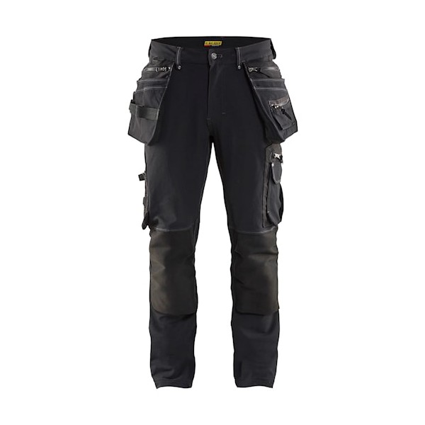 Craftsman 4 Way Stretch Trousers Black Workwear