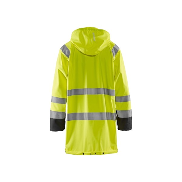 BLAKLADER 432720053389XXXL Rain Jacket Hi-Vis Level 3 Yellow/Navy Blue