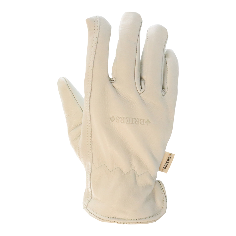 Briers Ultimate Cream Lined Leather Gloves - Workwear.co.uk