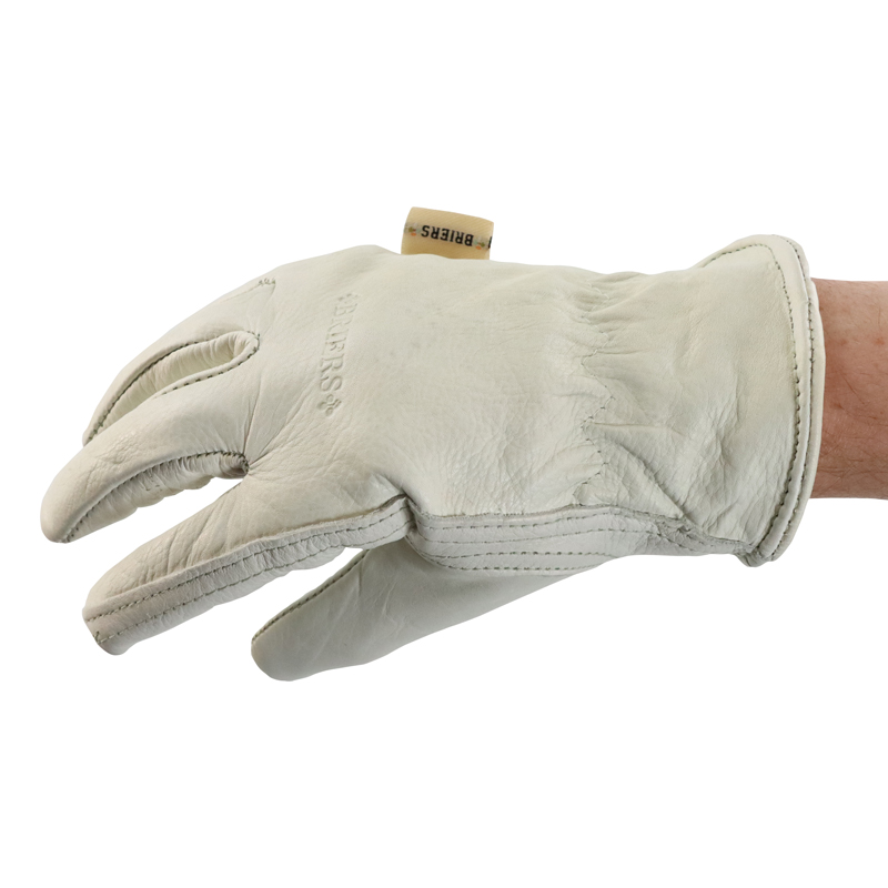 Briers Ultimate Cream Lined Leather Gloves - Workwear.co.uk