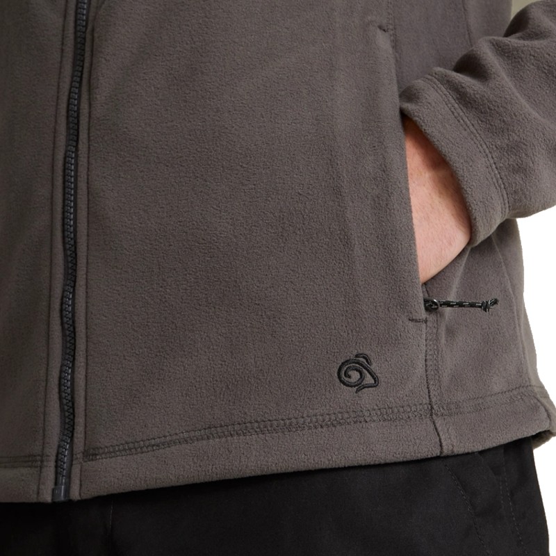 Chaleco Hombre Craghoppers Corey - Forro Polar Reciclado, Cremallera Completa, 2 Bolsillos