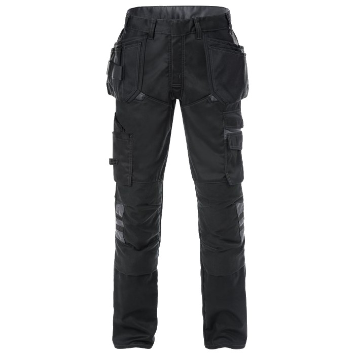 Fristads Black/Grey 2595 STFP Work Trousers - Workwear.co.uk