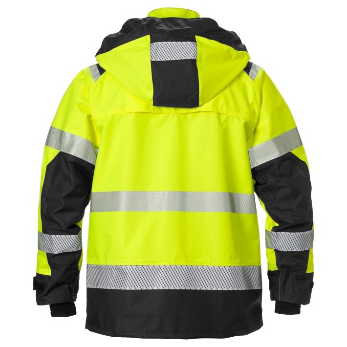 Fristads High Vis Airtech® Außenjacke Damen Kl. 3 – Warnschutz Gelb/Marin