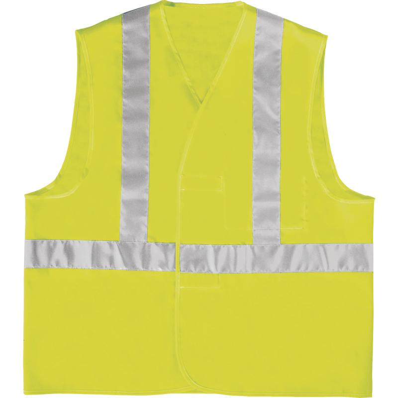 Delta Plus GILP4 HiVis Yellow Vest Workwear.co.uk