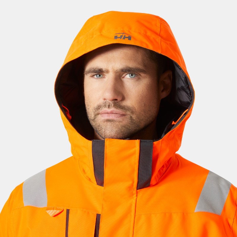 Helly Hansen Alna 2.0 Hi Vis Jacket(Orange) - Workwear.co.uk