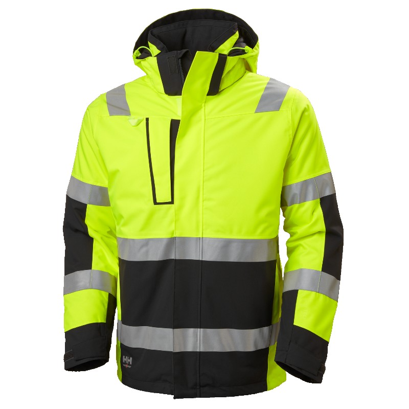 Helly Hansen Alna Hi Vis Insulated Waterproof Winter Jacket (Yellow)