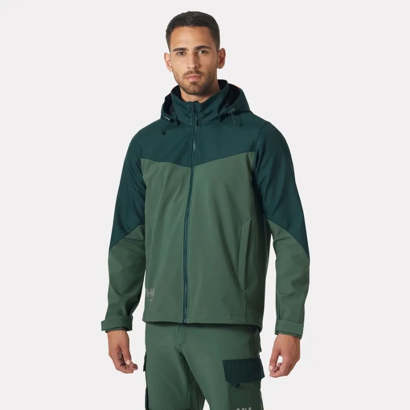 Helly Hansen Oxford Spruce/Dark Jacket - Workwear.co.uk