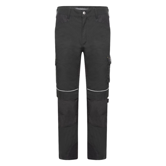 JCB Workwear Black Hybrid Stretch Trousers - Workwear.co.uk