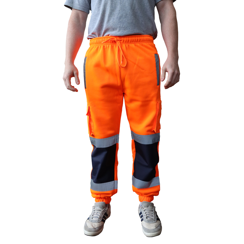 KeepSafe Hi-Vis Two-Tone Joggers (Orange)