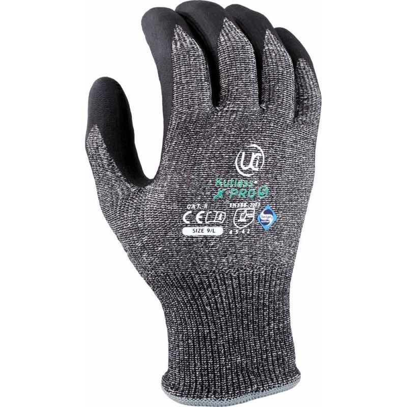 UCi Kutlass X-Pro Cut-Resistant Nitrile Palm-Coated Grip Gloves