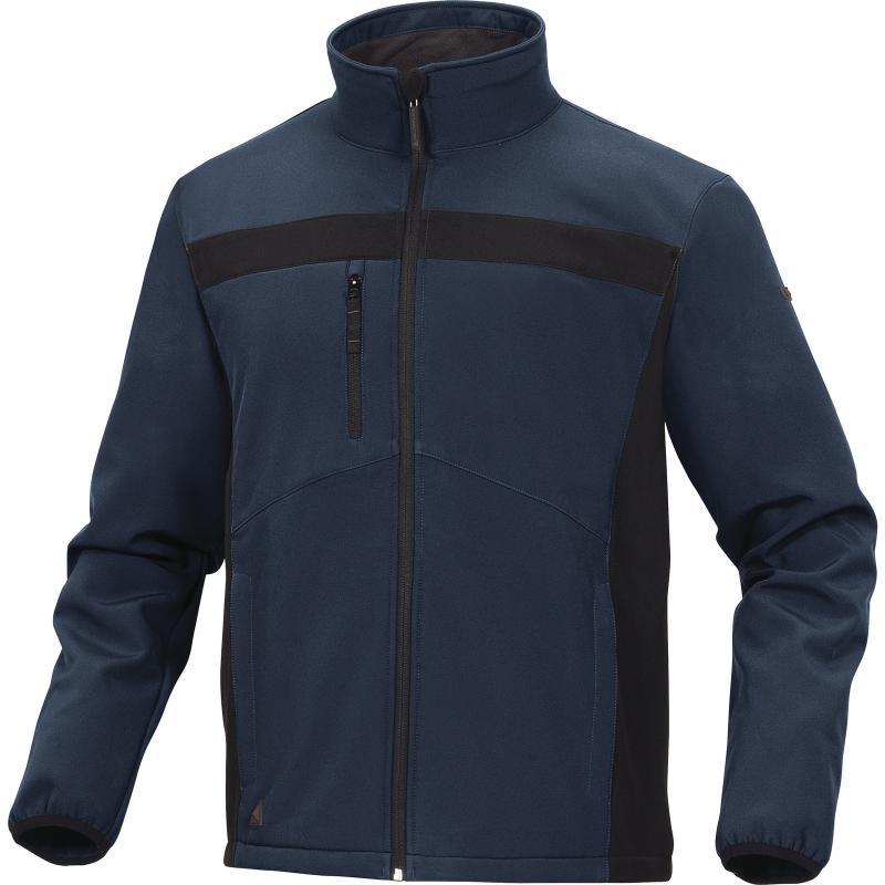 Delta Plus LULEA2 Navy Softshell Jacket - Workwear.co.uk