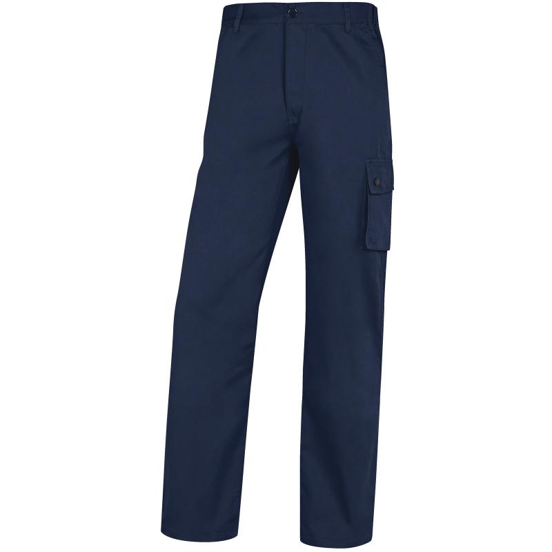 Delta Plus PALIGPA Navy Cotton Working Trousers - Workwear.co.uk