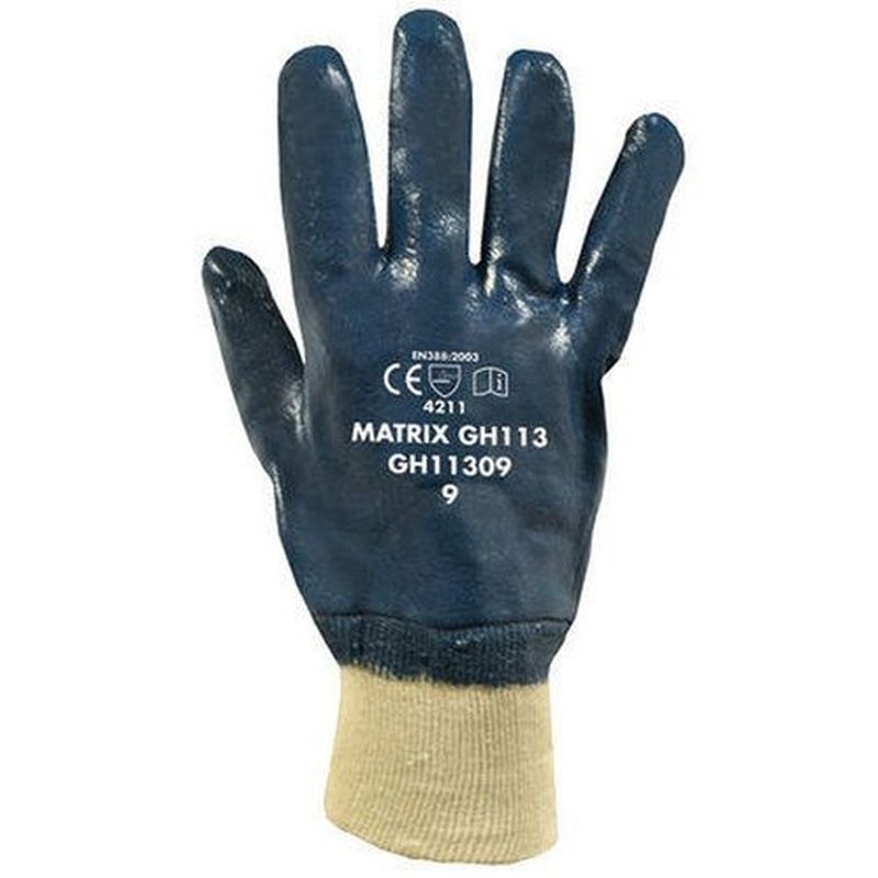 Polyco Matrix GH113 NitrileCoated Safety Gloves Workwear.co.uk