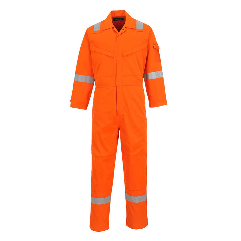 Portwest AF73 Orange Flame-Resistant Coveralls - Workwear.co.uk