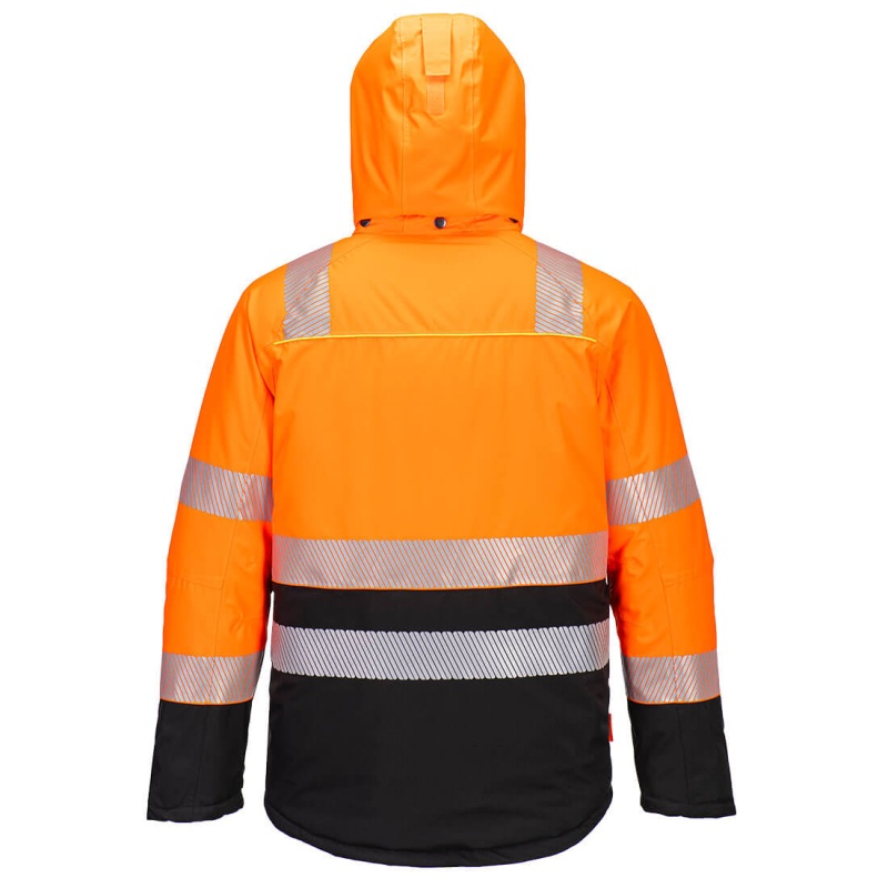 Portwest DX430 Winter Jacket (Orange/Black) - Workwear.co.uk