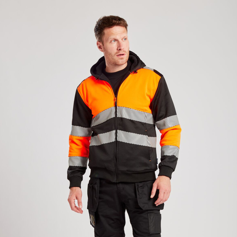 Portwest PW377 Hi-Vis Work Hoodie (Orange) - Workwear.co.uk