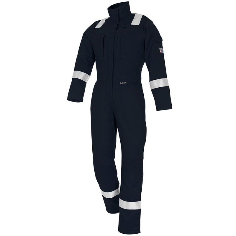 ProGARM 6101 Women's Navy Arc Flash FR Coveralls Workwear.co.uk