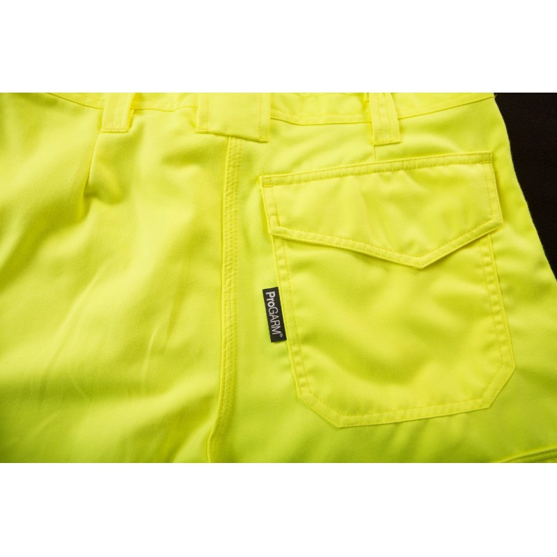 ProGARM 7418 Hi-Vis Yellow Trousers (Short) - Workwear.co.uk