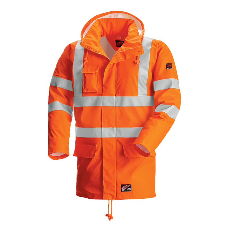 ポルテ　レッド ストライプジャケット サイズ145 Red Wing 65184 Hi-Vis Waterproof Parka - Workwear.co.uk