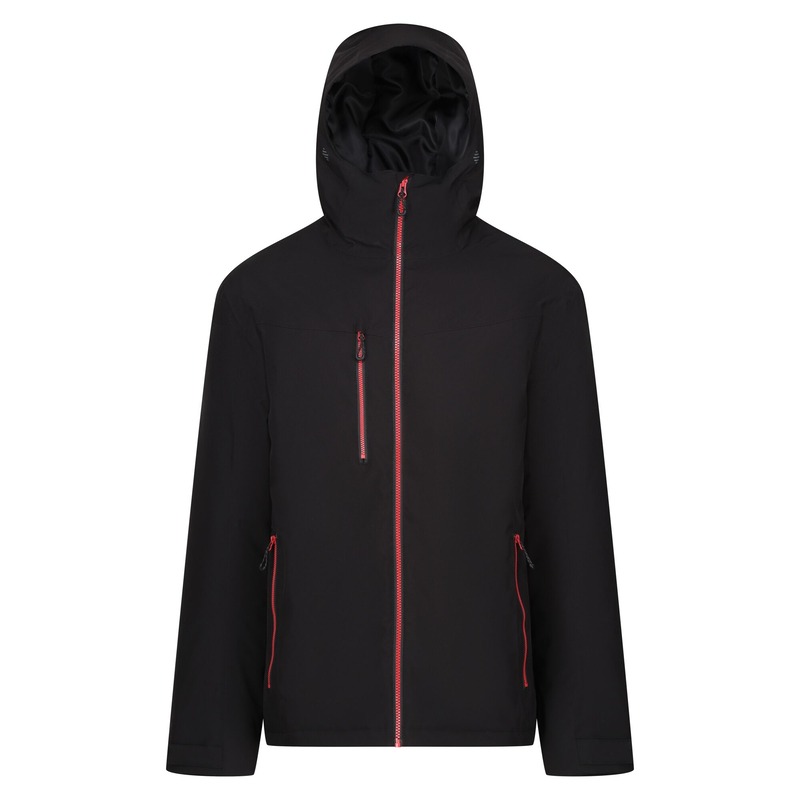 Regatta Navigate Waterproof Jacket BLK/RED - Main Image