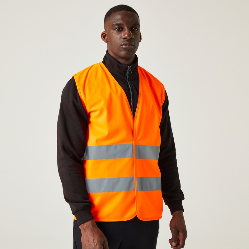 Regatta Pro Hi-Vis Orange Work Vest TRS255 - Workwear.co.uk