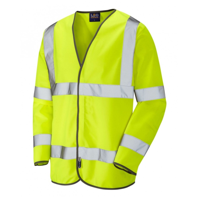 Long yellow vest sales