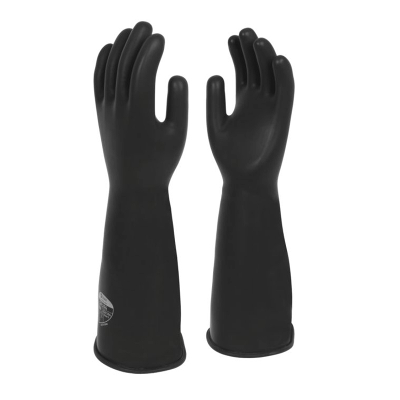 Shield GI/104 Long Chemical-Resistant Rubber Gauntlets