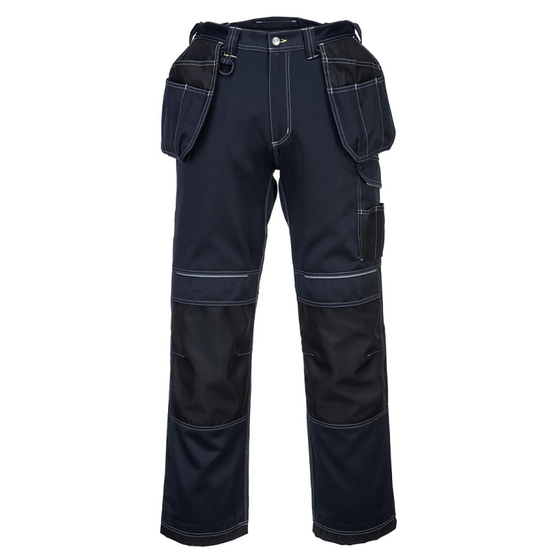 Portwest T602 PW3 Navy Holster Work Trousers Workwear.co.uk