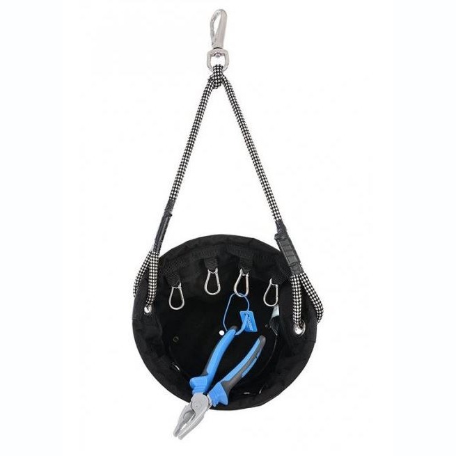 Tool@rrest Tool Bucket Bag with Lifting Rope and Scaffold Hook 