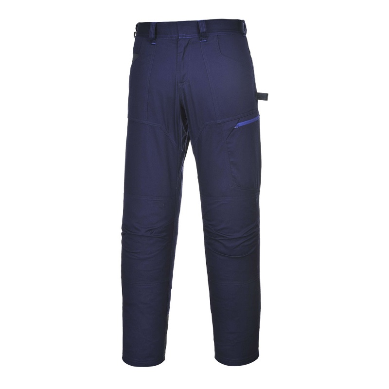 work navy trousers