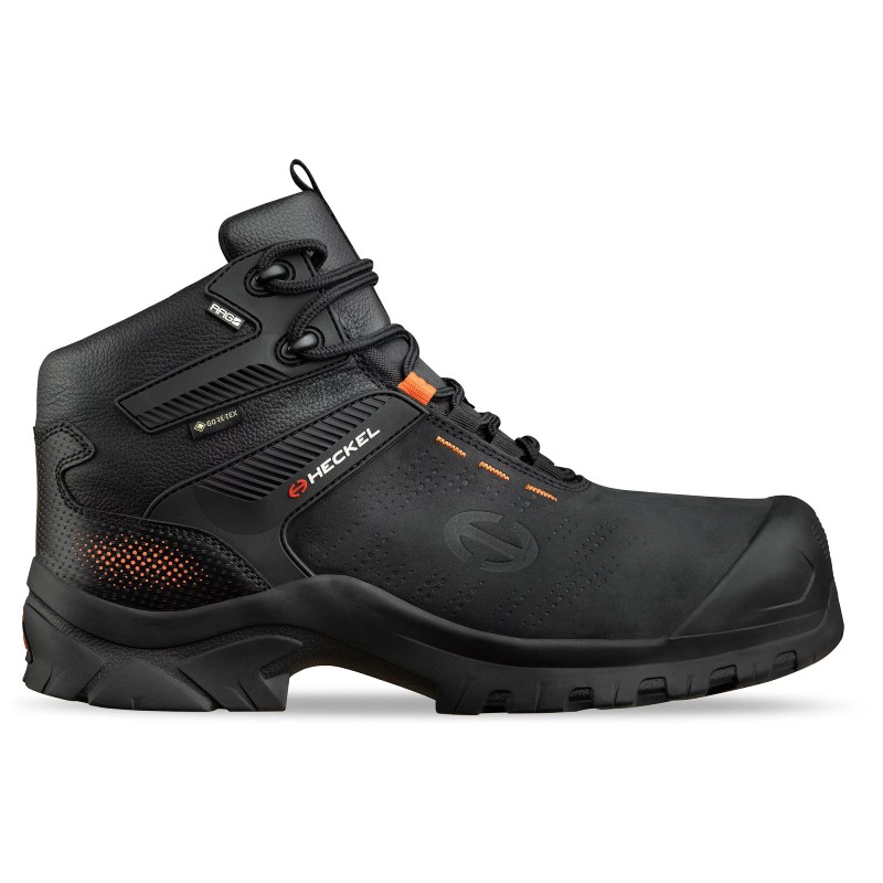 Heckel MACTRACK GTX S7L Lace-Up Black Anti-Slip Safety Boots