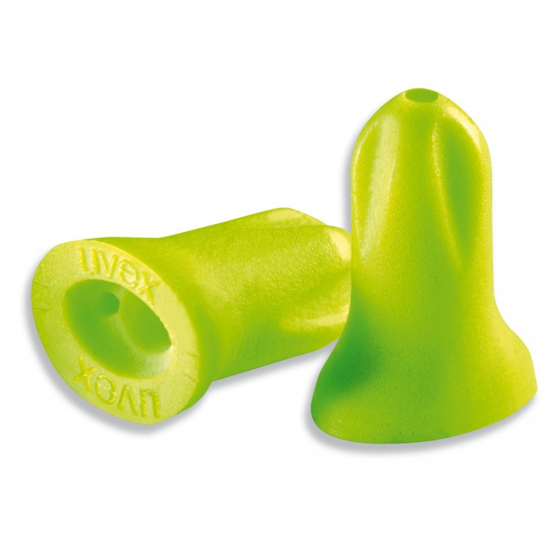 Uvex Uncorded Disposable Lime Ear Plugs (200 Pairs) Workwear.co.uk