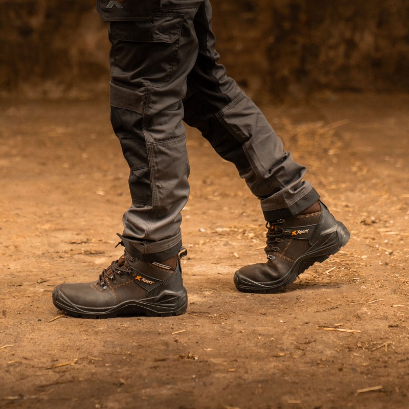 Xpert Typhoon Waterproof S3 Boots (Brown) - Workwear.co.uk