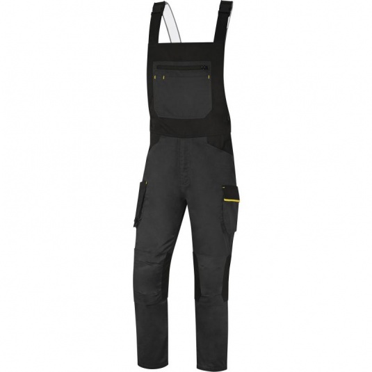 Delta Plus MACH2 M2SA3 Grey and Yellow Working Dungarees