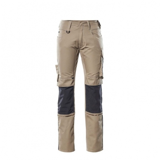 Mascot Unique Lightweight Work Trousers with Kneepad Pockets (Khaki)