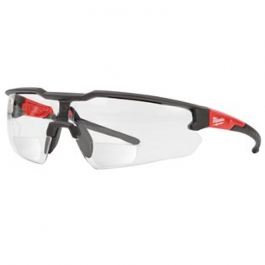 Milwaukee Clear Safety Glasses with +2.5 Magnified Eye Lenses (4932478912)