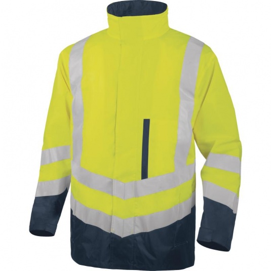 Delta Plus DOONHV High Visibility Down Feel Quilted Hooded Jacket - View #11