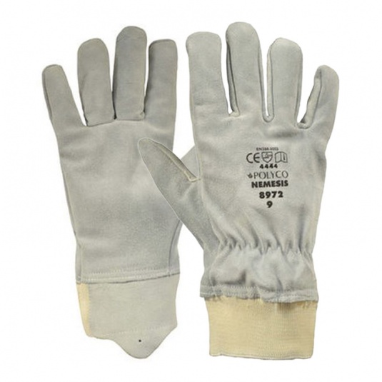 Polyco Nemesis Leather Cut-Resistant Heavy Duty Gloves 897