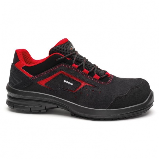 Portwest Base B0982B ERIS Low Water Resistant Safety Shoes S1PL (Black/Red)