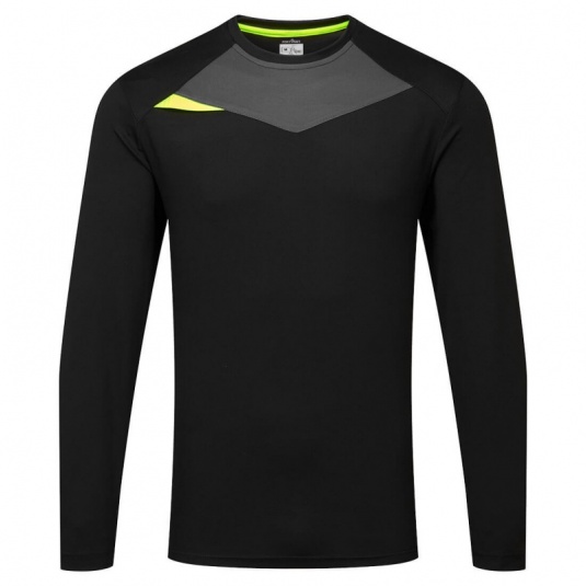 Portwest DX415 Long Sleeve T-Shirt (Black) - Workwear.co.uk