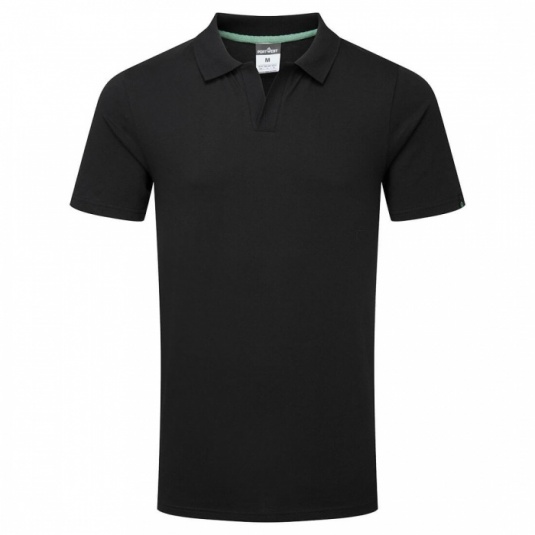 Portwest EC210 Organic Cotton Recyclable Work Polo Shirt (Black)