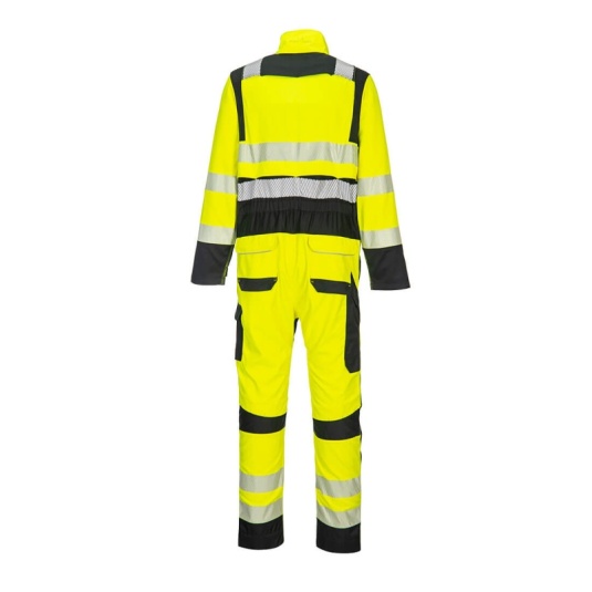Portwest FR507 FR Coveralls (Hi-Vis Yellow) - Workwear.co.uk