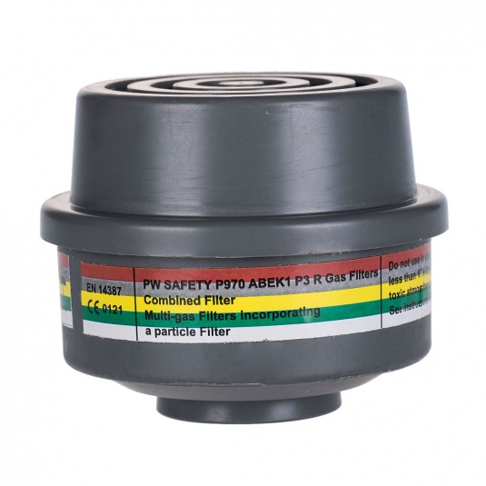 Portwest ABEK1P3 Combination Filter Special Thread Connection P970 (Pack of 4)