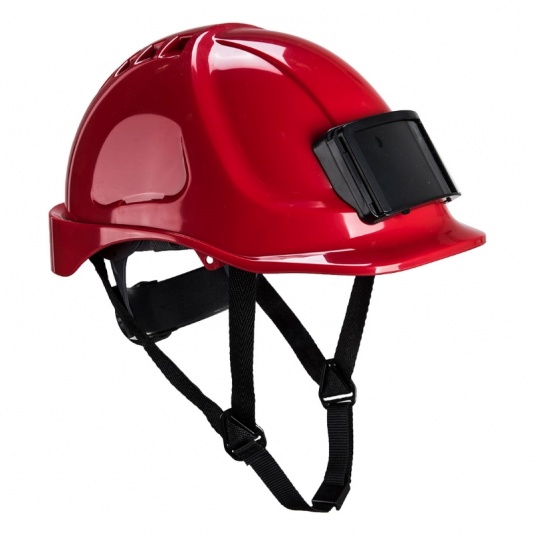 Portwest PB55 Endurance Badge Holder Helmet (Red)