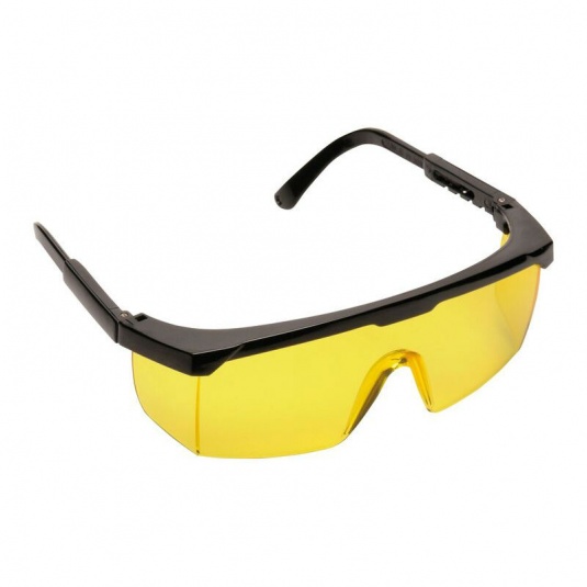 Portwest Amber Lens Classic Panoramic Safety Glasses PW33AMR