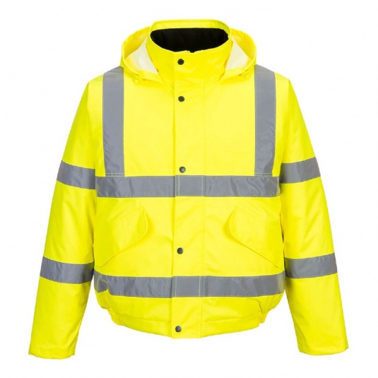 Portwest Hi-Vis Bomber Jacket - Yellow