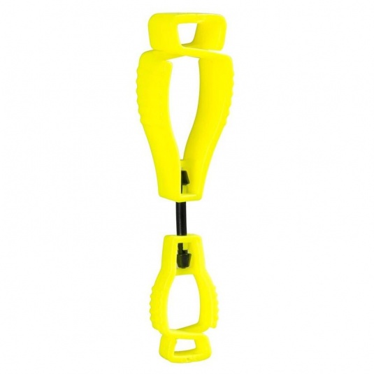 Portwest A002YE Metal-Free Yellow Glove Clips (Pack of 40)